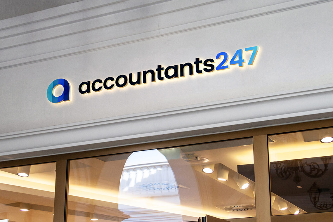 Accountants247 shop front. Your local Accountant